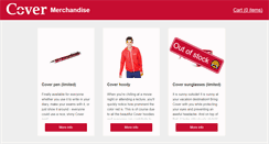 Desktop Screenshot of merchandise.svcover.nl